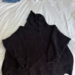 Aerie Dark Gray Ribbed Sweater